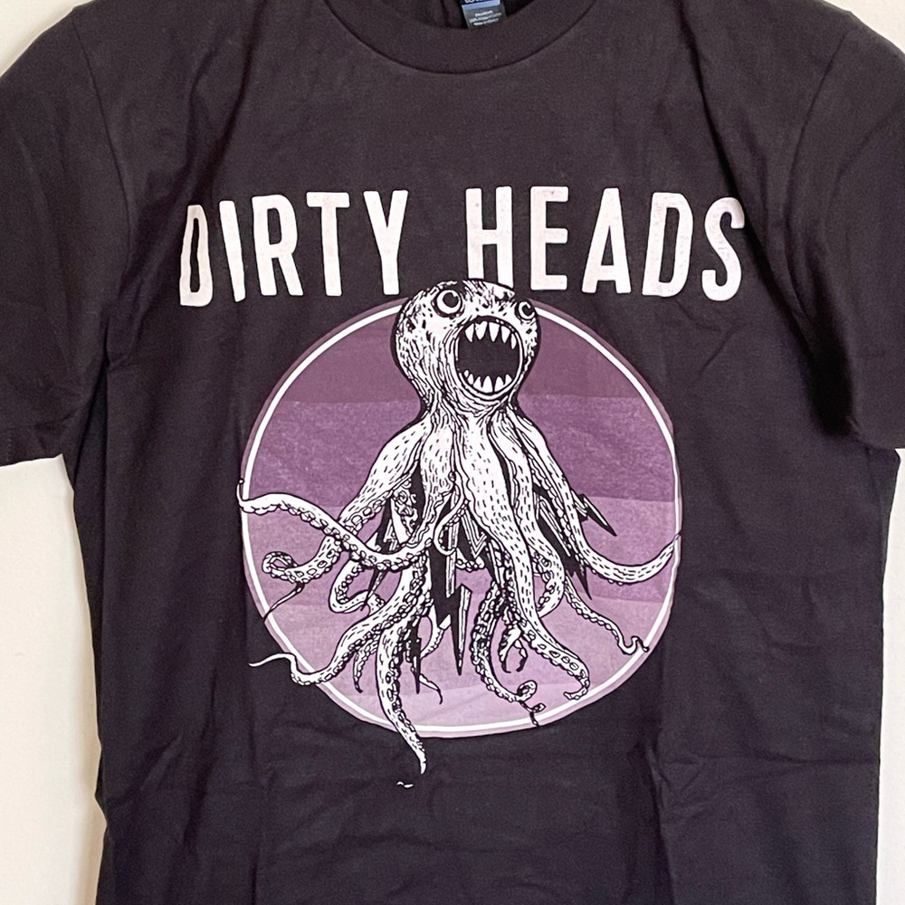 NEW RARE The Dirty Heads Original Octopus Tour Black Concert T Shirt Adult Small - Picture 4 of 9
